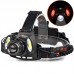 Ліхтар налобний Police 2117-T6+2COB(Red), 2x18650, zoom, ЗП microUSB, Box