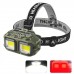 Ліхтар налобний HX-M816S-2COB(White+Red) CAMOUFLAGE, Waterproof, 1x18650, ЗП Type-C, Box Ліхтар налобний HX-M816S-2COB(White+Red) CAMOUFLAGE, Waterproof, 1x18650, ЗП Type-C, Box