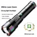 Ліхтар NIGHT VISION FLUORESCENCE C203 WHITE LASER LED GT-50W, 8x18650, power bank, ЗУ Type-C, zoom