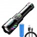 Ліхтар NIGHT VISION FLUORESCENCE W514/1143-WHITE LASER LED PM10-TG, 1x26650, Power Bank, ЗП Type-C, zoom Ліхтар NIGHT VISION FLUORESCENCE W514/1143-WHITE LASER LED PM10-TG, 1x26650, Power Bank, ЗП Type-C, zoom