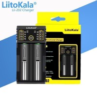 Зарядний пристрій LiitoKala Lii-202, 2Х-10440/14500/16340/17355/17500/17670/18350/18490/18650/22650, 5V, ОРИГІНАЛ