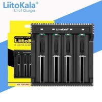 Зарядний пристрій LiitoKala Lii-L4, 4x-10440/14500/16340/17355/17500/17670/18350/18490/18650/22650, 5V, ОРИГІНАЛ
