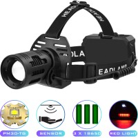 Ліхтар налобний CARBON BL-2322-TG+3LED(White+Red+Blue+Green), Motion Sensor, 3x18650, ЗП Type-C, zoom Ліхтар налобний CARBON BL-2322-TG+3LED(White+Red+Blue+Green), Motion Sensor, 3x18650, ЗП Type-C, zoom