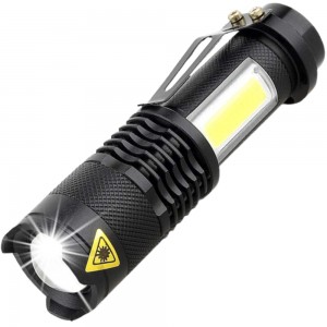 Ліхтар Police 525/8468-XPE+COB, Li-Ion акумулятор, zoom, ЗП microUSB, Box