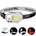Ліхтар налобний SH-S9-XPE+COB+3SMD(Red), Motion Sensor, Li-Ion акумулятор, ЗП Type-C, Box