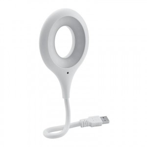 Портативна гнучка лампа КІЛЬЦЕВА 5V/2W (12 SMD) із живленням від USB