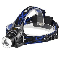 Ліхтар налобний Police 6699/204C-T6, 2x18650, zoom, ЗП microUSB, Box