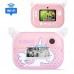 Дитячий фотоапарат миттєвого друку YT008, PINK UNICORN з підтримкою microSD card, 3Y+, WiFi Дитячий фотоапарат миттєвого друку YT008, PINK UNICORN з підтримкою microSD card, 3Y+, WiFi