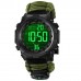 Годинники наручні 1845AG SKMEI PARACORD, ARMY GREEN, Compass, термометр, свисток, кресало Годинники наручні 1845AG SKMEI PARACORD, ARMY GREEN, Compass, термометр, свисток, кресало