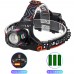 Ліхтар налобний NIGHT VISION FLUORESCENCE 8096 1 РЕЖИМ WHITE LASER LED PM10-TG+COB, 3x18650, ЗП Type-C, zoom
