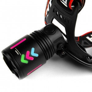 Ліхтар налобний NIGHT VISION FLUORESCENCE 8096 1 РЕЖИМ  WHITE LASER LED PM10-TG+COB, 3x18650, ЗП Type-C, zoom