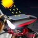 Велоліхтар із сигналом 7599/S7588, сонячна батарея, Waterproof, Li-Ion акумулятор, ЗП Type-C