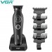 Тример VGR V-880T BLACK, EXTERNAL ROTOR MOTOR, MIM BLADE, 4 насадки, док-станція Тример VGR V-880T BLACK, EXTERNAL ROTOR MOTOR, MIM BLADE, 4 насадки, док-станція