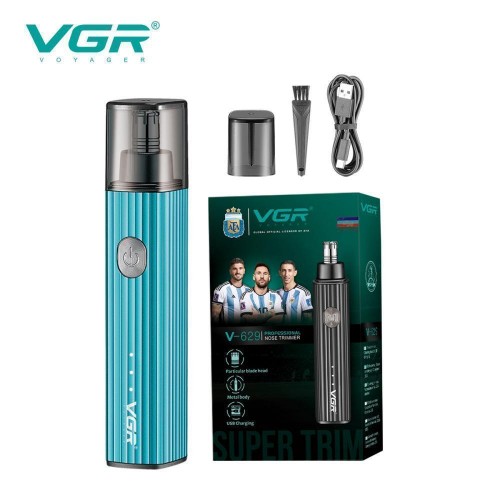 Тример для носа VGR V-629 BLUE
