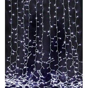 Гирлянда Водопад Xmas, LED 240, 3M*2M, холодный белый, 240-W Гирлянда Водопад Xmas, LED 240, 3M*2M, холодный белый, 240-W