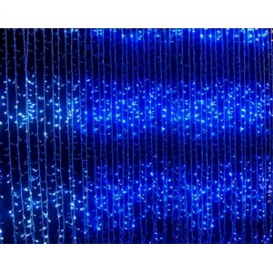 Гирлянда Водопад LED 200, 2M на 2M, синий