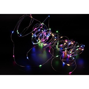 Гирлянда Капля (медная проволока) Led 100, RGB, 10 м, 220 V, режимы Гирлянда Капля (медная проволока) Led 100, RGB, 10 м, 220 V, режимы
