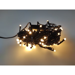 Гирлянда светодиодная, черный провод, перламутр 4 мм Xmas LED 100 WW-4 Теплый белый Гирлянда светодиодная, черный провод, перламутр 4 мм Xmas LED 100 WW-4 Теплый белый