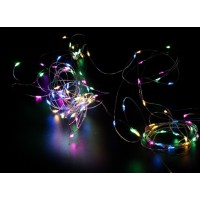 Гирлянда Роса Led 100, RGB, 10 м, 220 V