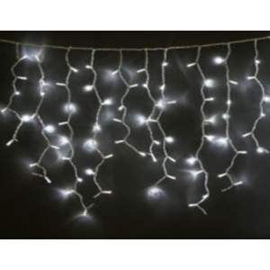 Гирлянда бахрома LED 120,холодный белый, черный провод CRT-001W Гирлянда бахрома LED 120,холодный белый, черный провод CRT-001W