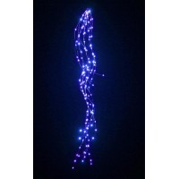 Гирлянда Нить Роса/Конский хвост 0946 Led 800, синий, 3 м, 25 нитей