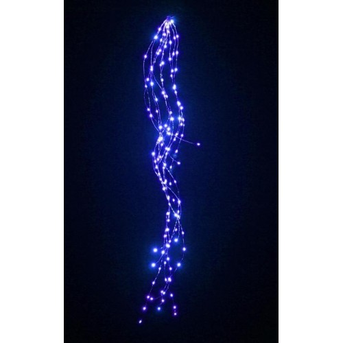 Гирлянда Нить Роса/Конский хвост Led 800, синий, 3 м, 25 нитей