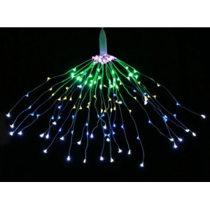 Гирлянда Одуванчик одинарный 7299 100 LED, RGB, проволка от сети Гирлянда Одуванчик одинарный 7299 100 LED, RGB, проволка от сети