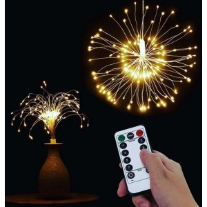Гирлянда Одуванчик одинарный 0377 100 LED, теплый белый, на батарейках Гирлянда Одуванчик одинарный 0377 100 LED, теплый белый, на батарейках