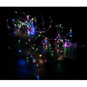 Гирлянда проволока LED 100 RGB, 10 м, на 3 AA батарейках Гирлянда проволока LED 100 RGB, 10 м, на 3 AA батарейках