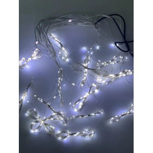 Гирлянда Штора проволка Капля росы 455 LED 200, холодный белый, 3м*1м Гирлянда Штора проволка Капля росы 455 LED 200, холодный белый, 3м*1м