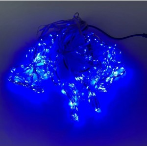Гирлянда Штора проволка Капля росы 656 LED 320, синий, 3*2м Гирлянда Штора проволка Капля росы 656 LED 320, синий, 3*2м
