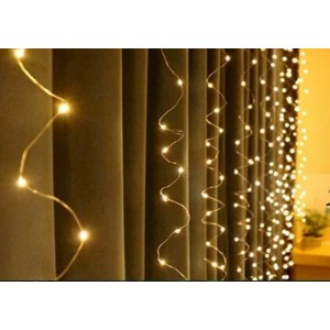 Гирлянда Штора проволка Капля росы 656 LED 320, теплый белый, 3*2м Гирлянда Штора проволка Капля росы 656 LED 320, теплый белый, 3*2м