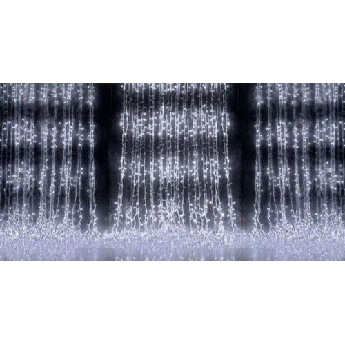 Гирлянда Водопад 2295 LED 300, холодный белый, 3*2 м