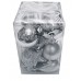 Набор елочных игрушек Silver mix, 14 шт (цена за упаковку) N9-10