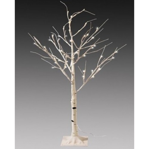 Новогоднее декоративное светящееся дерево "Береза" 160 см, холодный белый, Led 96, IP 47