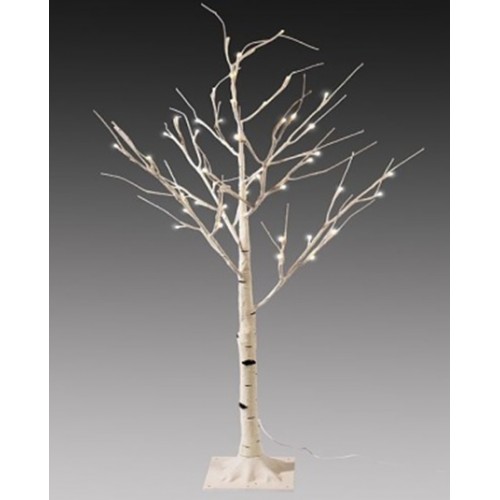 Новогоднее декоративное светящееся дерево "Береза" 160 см, холодный белый, Led 96, IP 44