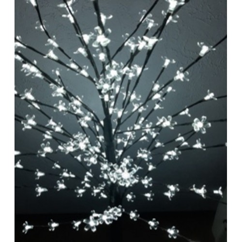 Новогоднее декоративное светящееся дерево "Сакура" 160 см, холодный белый, Led 96, IP 51