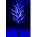 Новогоднее декоративное светящееся дерево "Сакура" 160 см, синий, Led 96, IP 52