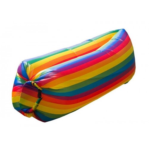 Надувний матрац Ламзак AIR sofa Rainbow Веселка