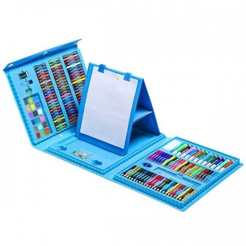 Набір для дитячої творчості у чемодані 208 предметів (синій)