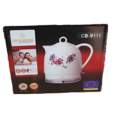 Електричний чайник Crownberg CB-9111 Ceramic