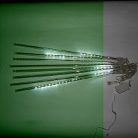 Гирлянда Падающая звезда 50 см белая 8 шт