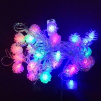 Гирлянда Шишки раскрытые LED 28 RGB