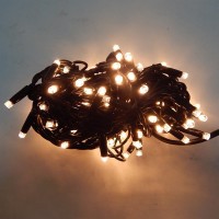 Гирлянда Уличная Нить LED 120 тёплый белый, чёрный провод