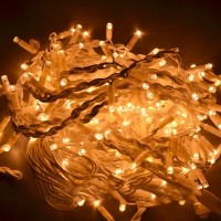 Гирлянда Уличная Штора LED 240 тёплый белый, белый провод