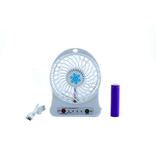 Вентилятор Fan с аккумулятором 18650 № А146 (100)
