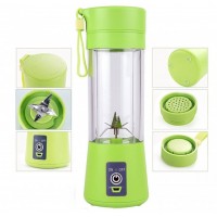 Блендер Зеленый Juice Cup Fruits USB № B77 (30)