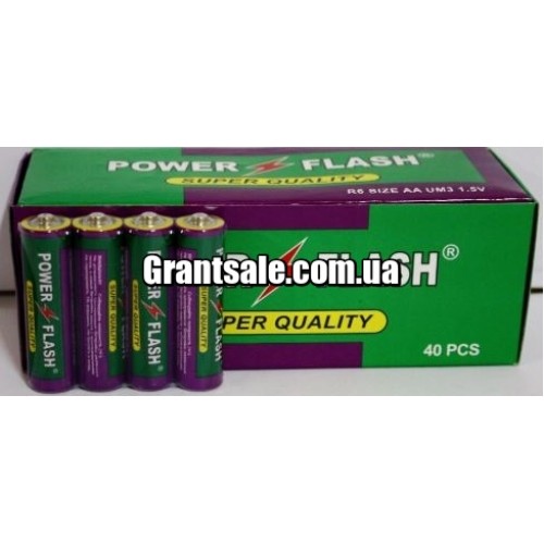Батарейка Power Flash R6 АА (1200)