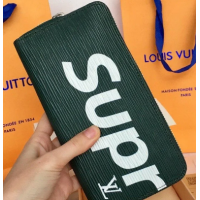 Клач LouiS Vuitton 61702 ЗЕЛЕНЫЙ на кнопке (500)