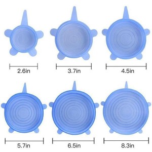 Силіконові універсальні кришки SILICON CAP 6PCS SET Силіконові універсальні кришки SILICON CAP 6PCS SET